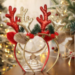 루돌프머리띠 1+1 사슴 뿔 크리스마스 머리띠 파티 소품 2p : 하담컴퍼니