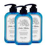 골든매치스 향좋은 남자 등드름 약산성 퍼퓸 올인원 바디워시 오션블루 500ml, 3개 : Golden Matches