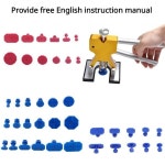 폭조절 가능한 덴트 풀러 수리 키트, DIY 자동차 차체 무도장 흡입 컵 리무버 도구, 대형 소형 딩우박 신제품 : 루나파몰H