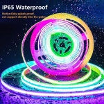 Gingsow RGBIC COB LED 스트립 라이트 키트 5M 주소 지정 가능 630 L : 미니멀샵08