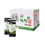 지도표 성경김 녹차 재래 식탁김 조미 도시락 맛있는 김 50g, 20개 : 주식회사 성경식품