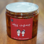 국내산 꽃게 영양듬뿍 매콤 단짠  양념게장 1팩 (900그램 이상) : 백순오 간장게장