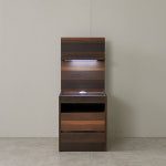 2단 조명 LED 콘센트 침대협탁 호텔식협탁 침실보조서랍협탁 : 리퍼스