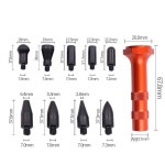 차체 무도장 덴트 레벨링 펜, 수리 키트, 범프, 함몰 피트, 타악기 형성 분리형 도구 : 루나파몰H