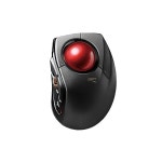 엘레콤마우스 유선/무선/블루투스 트랙볼 집게 중형볼 8버튼 틸트 기능 블랙 M-DPT1MRXBK : japanseller