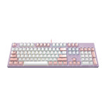 [ N배송 ] 앱코 AN08 아이스큐브 카일광축 LED 가스켓 게이밍 기계식 키보드 핑크 클릭 : 앱코 온라인스토어