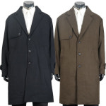 빅사이즈트렌치코트  G3105 오버핏 울 멜톤 모직 가슴 115~140cm 가을겨울 : 아틀란티스주식회사