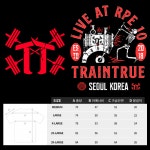 2023 TRAINTRUE LIVE AT RPE 10 T-shirt | 트레인트루 그래픽 셔츠 : TRAINTRUE