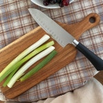 [평생A/S] 빈체로 100% 고급 통원목 플레이팅 도마 핸들 사각 (디자인 각인 무료 제공) : Vincero