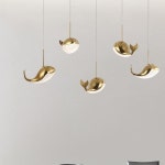 고래조명 아돌핀 펜던트 아이방 조명 돌고래 LED 식탁등 화장대등 : 리치준기획