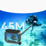 오즈모 액션 5 프로 4 3 호환 방수 다이브 케이스 방진 보호 다이빙 하우징 : 카라이딩