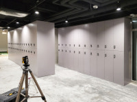 맞춤제작 인테리어 시스템옷장 관공서 사무실 병원 업소용 사무용 헬스장 인테리어 붙박이장 : 신라가구