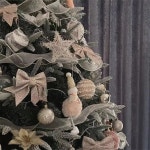 대형 크리스마스 트리장식 인테리어소품 산타 드 인형 장식품 팬던트 원피스 골드 파티 : 블러썸33