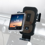 탑오토 트라이핏 차량용 핸드폰 고속 무선충전 거치대 Z플립 듀얼코일 15W TA100 : 토도월드