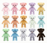 허니베어 연꽃 15컬러 Honeybear 미니 곰돌이 : 안녕 도나야