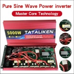 인버터 차량용 태양광 자동차 4500W 5000 6000W 7000W 순수 사인파 DC led 디스플레이 트랜퍼머 : 화이트라이크샵