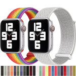 워치 밴드용 나일론 루프 스트랩 49mm 45mm 41mm 44mm 40mm 42mm 스포츠 팔찌 iWatch Ultra 8 7 6 5 4 SE 3 벨트 : 뚜꾸몰