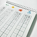 글씨 교정 손글씨 연습 악필 글씨체 펜글씨 교본 컬러 : sippinon