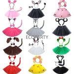 크리스마스소품 머리띠 할로윈 소품 스커트 의상 꼬리 크리 동물 투투 여우 코끼리 파티 활 : 로세우스