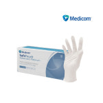 니트릴장갑 메디컴 MEDICOM 진료용장갑 XS(특소) 화이트 100개입 : 트러스트메디칼