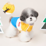 위드토리 삼색 입기쉬운 강아지 하네스 패딩 S 애견 조끼 소형견 중형견 겨울 옷 하네스옷 : PICKYSHOP 피키샵