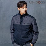 UBS 1506 유니보스 추동 점퍼 패딩 네이비 S~4XL 반사띠 가을 겨울 사무 작업 근무 작업복 : 오라샵365