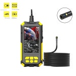 산업용 배관 내시경 카메라 탐지기 P50 8mm 듀얼 렌즈 1080P 풀 HD 인치 LCD 디지털 검사 9 LED 자동차 가정용 덕트 및 파이프 : 바잉홈즈