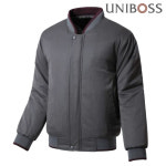 UBS 1403 유니보스 추동 패딩 점퍼 멜-그레이 S~4XL 근무 작업복 가을 겨울 남성 : 오라샵365