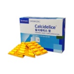 버박 칼시데리스 정 Calcibelice 30ps 기호성이 우수한 칼슘 공급 정제 : 가온동물병원