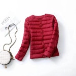 늦가을 겨울 여자 라운드넥 경량 라이트 다운자켓 빅사이즈 캐주얼 이너 아우터 a3 : JW HolY