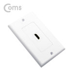 벽면 벽부 매립 설치 HDMI 1구 월 플레이트 콘센트 홈 인테리어 캠핑카 카라반 G3138 : 스마트네트워크몰