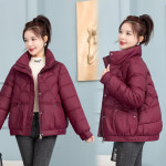 경량 패딩 푸퍼 숏 다운 퀄팅 자켓 재킷 여성 짧은 흰색 오리 가을 겨울 학생 청소 하이 : 원소셜네트워크