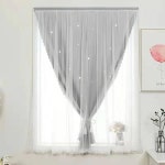 커튼 창문 펀치프리 거실 침실 하트 완성 벨크로 파티션 가리개 스크리닝 가림막 탈의실 : 파이브글로벌