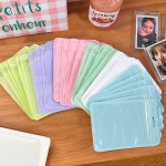 [120p세트]아이데이지 파스텔 지퍼백 세트 구디백 간식 선물 봉투 포장 어린이집 답례품 : 아이데이지