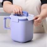 락앤락 음식물쓰레기통 3L 주방 휴지통 음쓰통 짬통 싱크대 음식쓰레기 수거통 투핸들 : 탑 플레이스