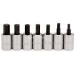 프로토 Proto 3/8인치 드라이브 7피스 미터법 짧은 육각 비트 세트 J4990-MST : 디클로버