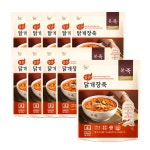 본죽 얼큰 닭개장죽 파우치 330g 10개 : 스마트바잉