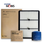 니로 DE 하이브리드 16-19년식 순정필터 모빌 합성유 3종세트 4L : 붕