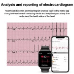 남성용 혈중 지질 요산 혈당 스마트 워치 ECG PPG 피트니스 트래커 시계 심박수 블루투스 통화 스마트워치 2023 신제품 호환 : 해라직구