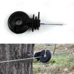 전기 울타리 와이어 고정핀 목장 담장 펜스 목재 절연 후크 나사 피스 다용도 농장 정원 : 장서마켓