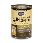 [유통기한하단표기] 먹고먹고또먹고 대용량캔 슈퍼그레이비 참치헤어볼, 400g, 12개 : 바른펫
