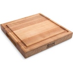 John Boos 주방 메이플 목재 도마 12x12 인치 1.5 인치 두꺼운 사각형 Charcuterie Boos 블록 : Onebell