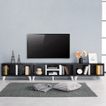 1단 2900 거실책장 세트 낮은 오픈책장 전면책꽂이 B형 : 리퍼스