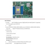 슈퍼마이크로 서버 마더보드 X12SPL-F ATX LGA-4189 DDR4-3200MHz C621A 10XSATA 3 : 크리스탈23