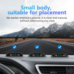 과속방지 HD 스마트 자동차 HUD GPS 속도계 디지털 헤드업 디스플레이 운전 시간 시계 보안 알람 전자 액세서리 OBD B3 /GPS G3 : 퀸알버트