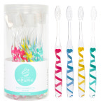 리본브러쉬16개입 이중 미세모칫솔 치석제거칫솔 어금니칫솔 약국 : 리본브러쉬