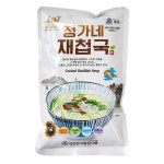 섬진강 고향집 자연산 재첩국 320g 2팩+2팩 : 더싱싱
