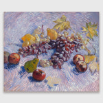 후암아트샵 명화 사과,배,레몬,포도가있는 정물 : 후암아트샵