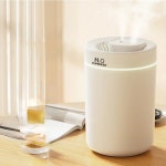 감각적 습도 조절기 가정용 USB 2 스프레이 깍지 미스트 메이커, 향수 아로마 디퓨저, 대용량 청정기, 침실용 컬러 라이트, 4L : 디에이치0305유통