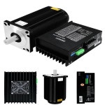 Nema52 130BYH350D 50Nm 3 상 대형 토크 스테퍼 모터, DM3922 AC110V 220V 드라이버 키트, CNC 조각 기계 선반 용 : 크리스탈23